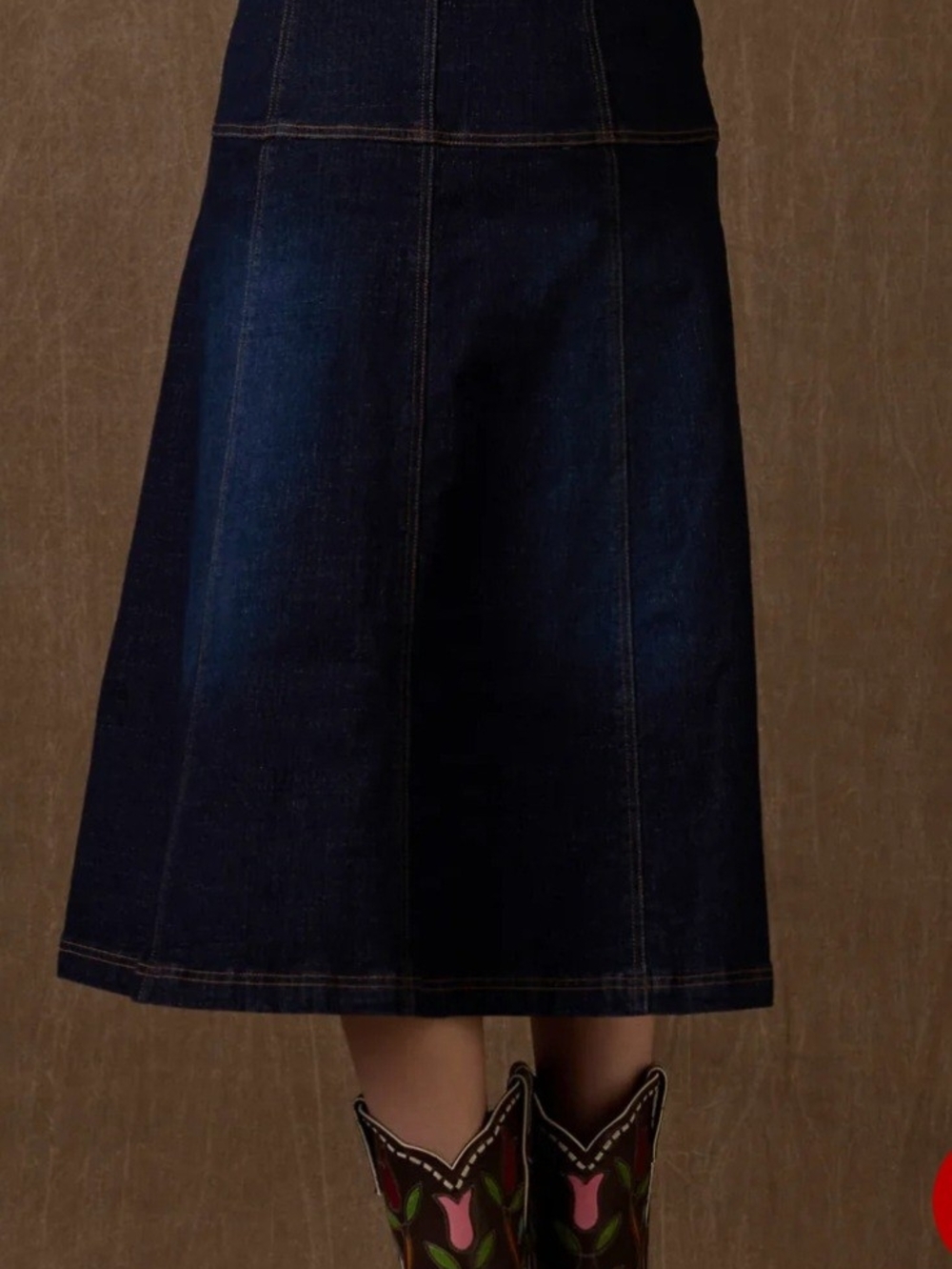 Giada Denim Skirt by Double D Ranch - Picture 2 of 8